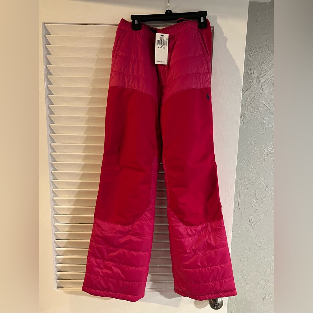 New Girls Polo Ralph Lauren Ski Snowboard Pants - Large (14-16) MSRP $165